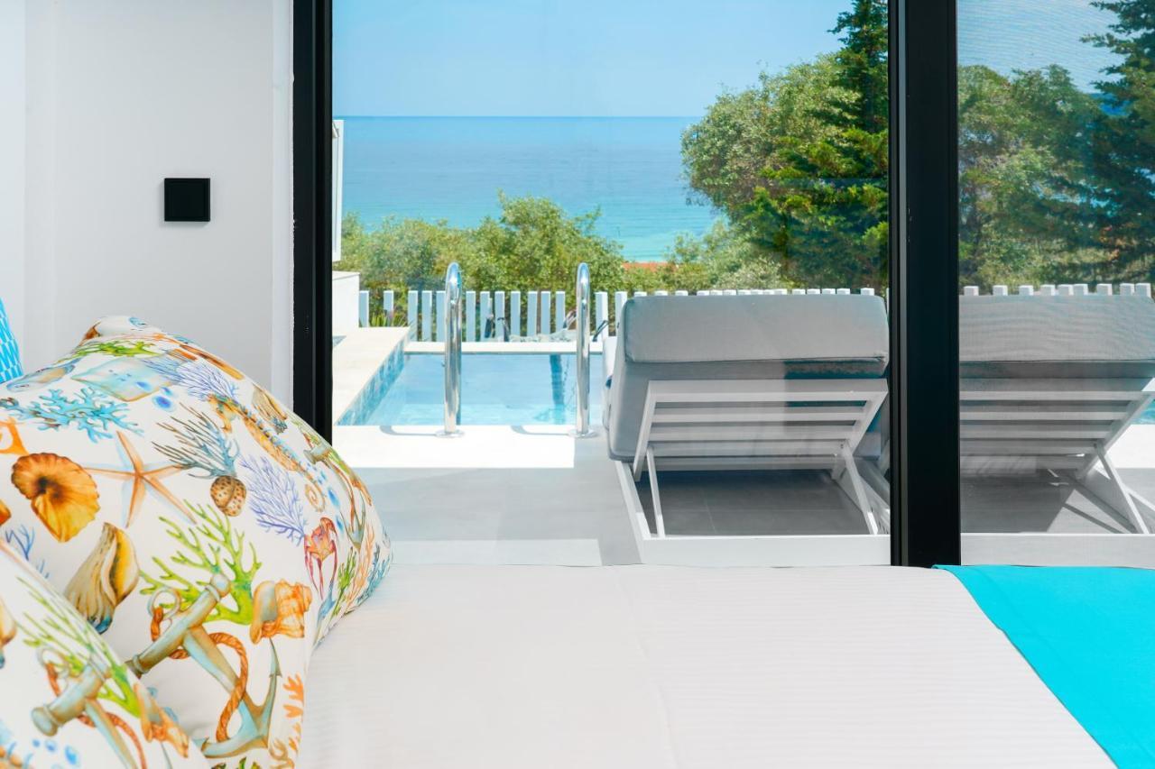 Mythodea Prive Luxury Suites Chrysi Ammoudia Extérieur photo