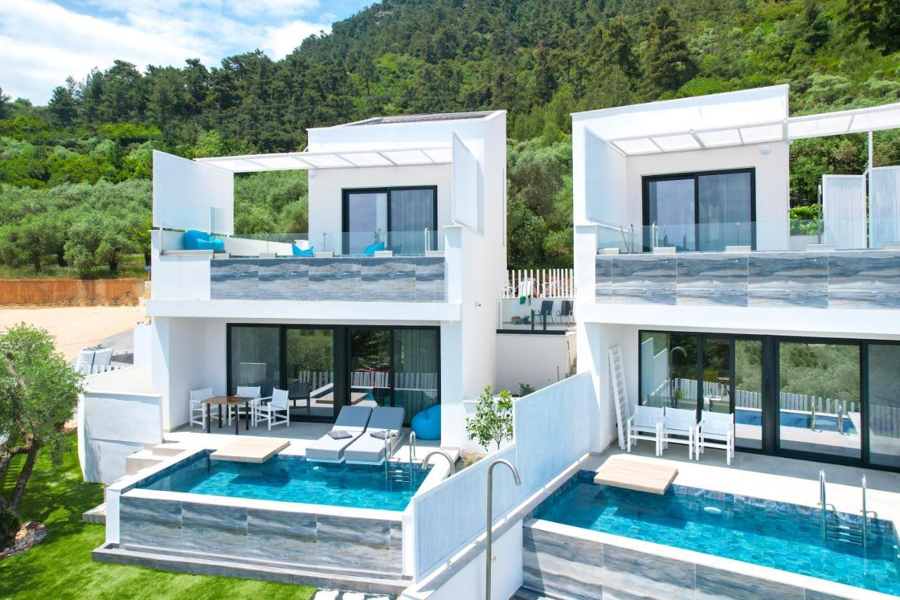 Mythodea Prive Luxury Suites Chrysi Ammoudia Extérieur photo