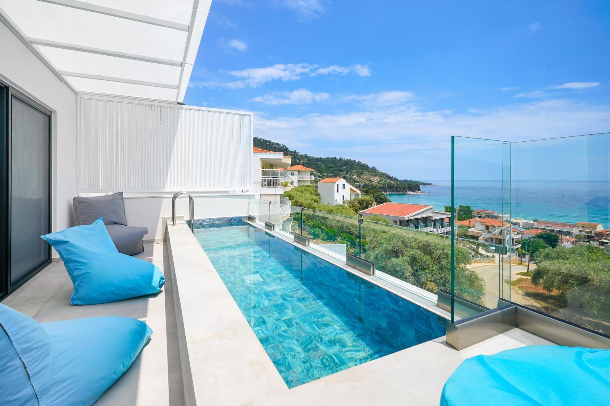 Mythodea Prive Luxury Suites Chrysi Ammoudia Extérieur photo