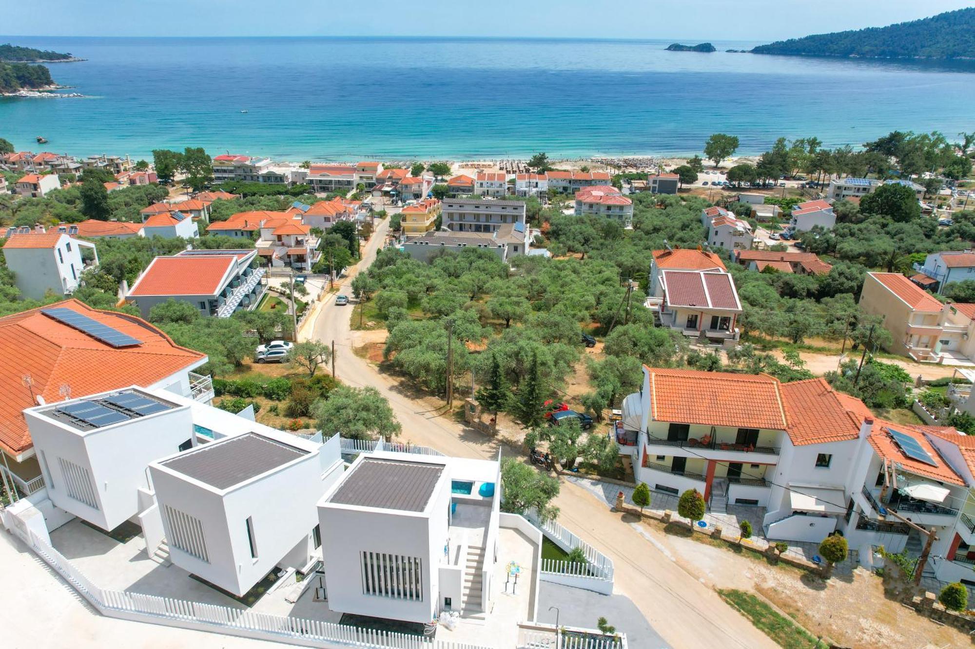 Mythodea Prive Luxury Suites Chrysi Ammoudia Extérieur photo