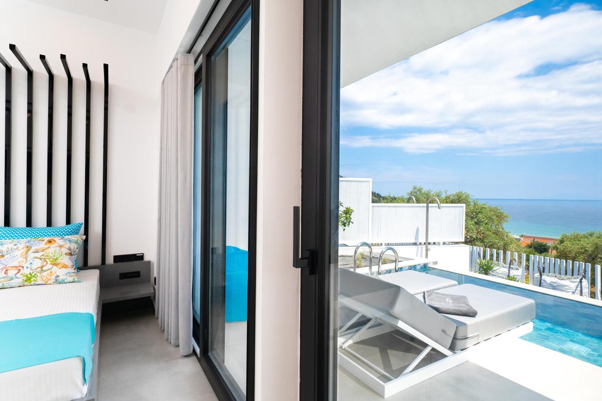 Mythodea Prive Luxury Suites Chrysi Ammoudia Extérieur photo